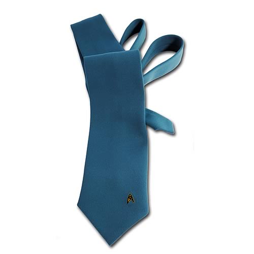 Star Trek Costume Fabric Blue Neck Tie